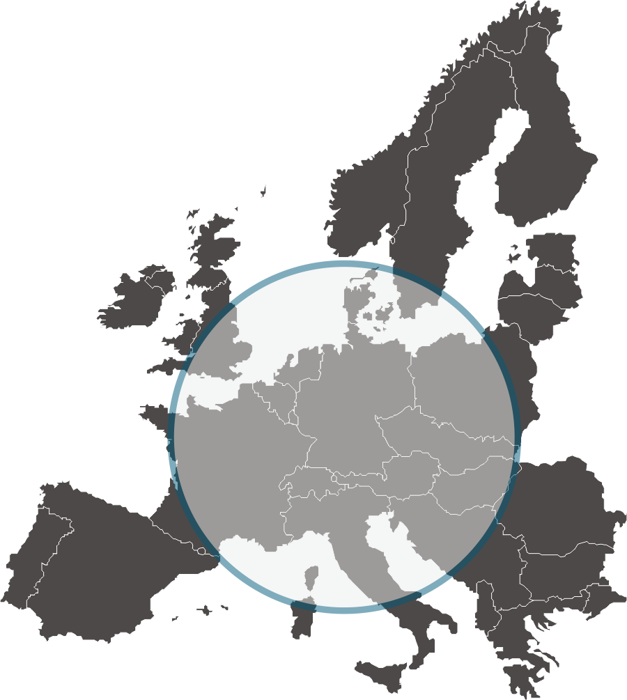 In ganz Zentraleuropa für Sie mit unserem modernen Flächenfertiger im Einsatz - HEIDE flaechenfertiger ®.