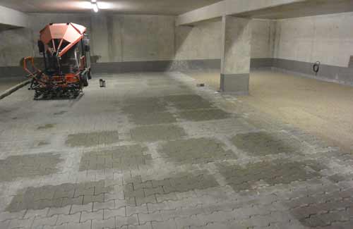 Unterbau-Feinabstimmung für eine Tiefgarage bzw. Parkdeck.